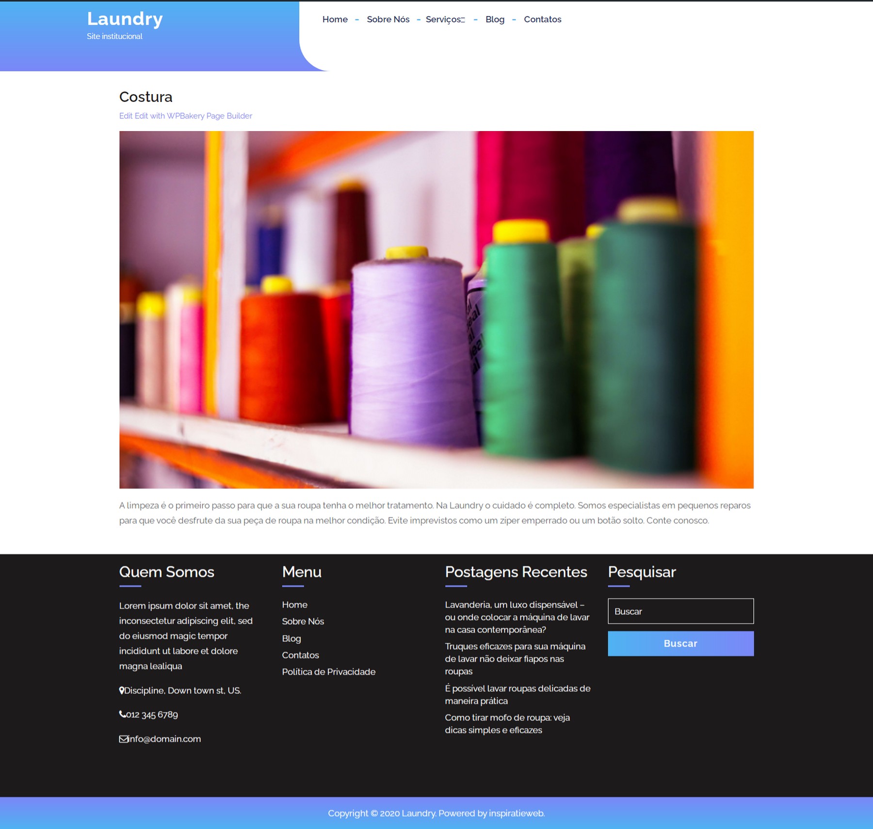 Desenvolvimento de Site para Lavanderia (E2) - Image 4