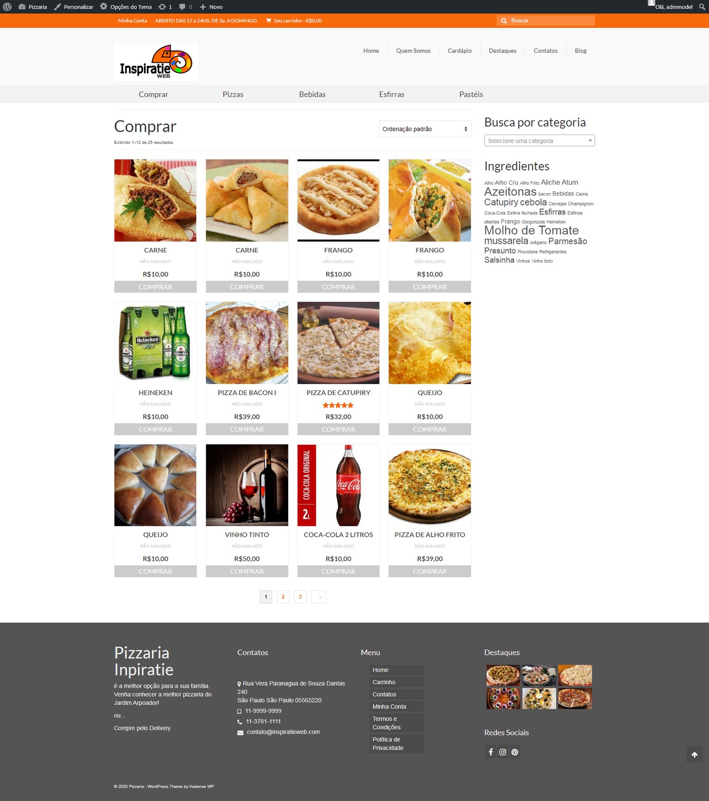 Desenvolvimento de site para Pizzaria (E9) - Image 8