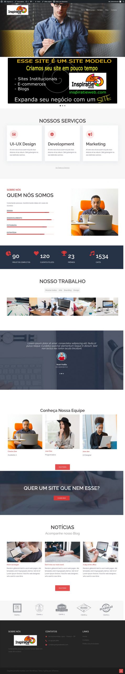 Desenvolvimento de site para Agência (E11) - Image 2