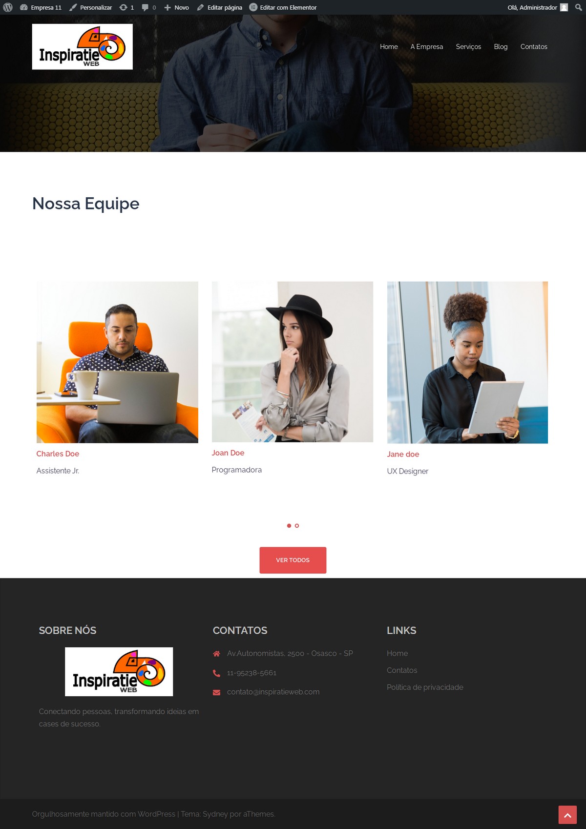 Desenvolvimento de site para Agência (E11) - Image 4