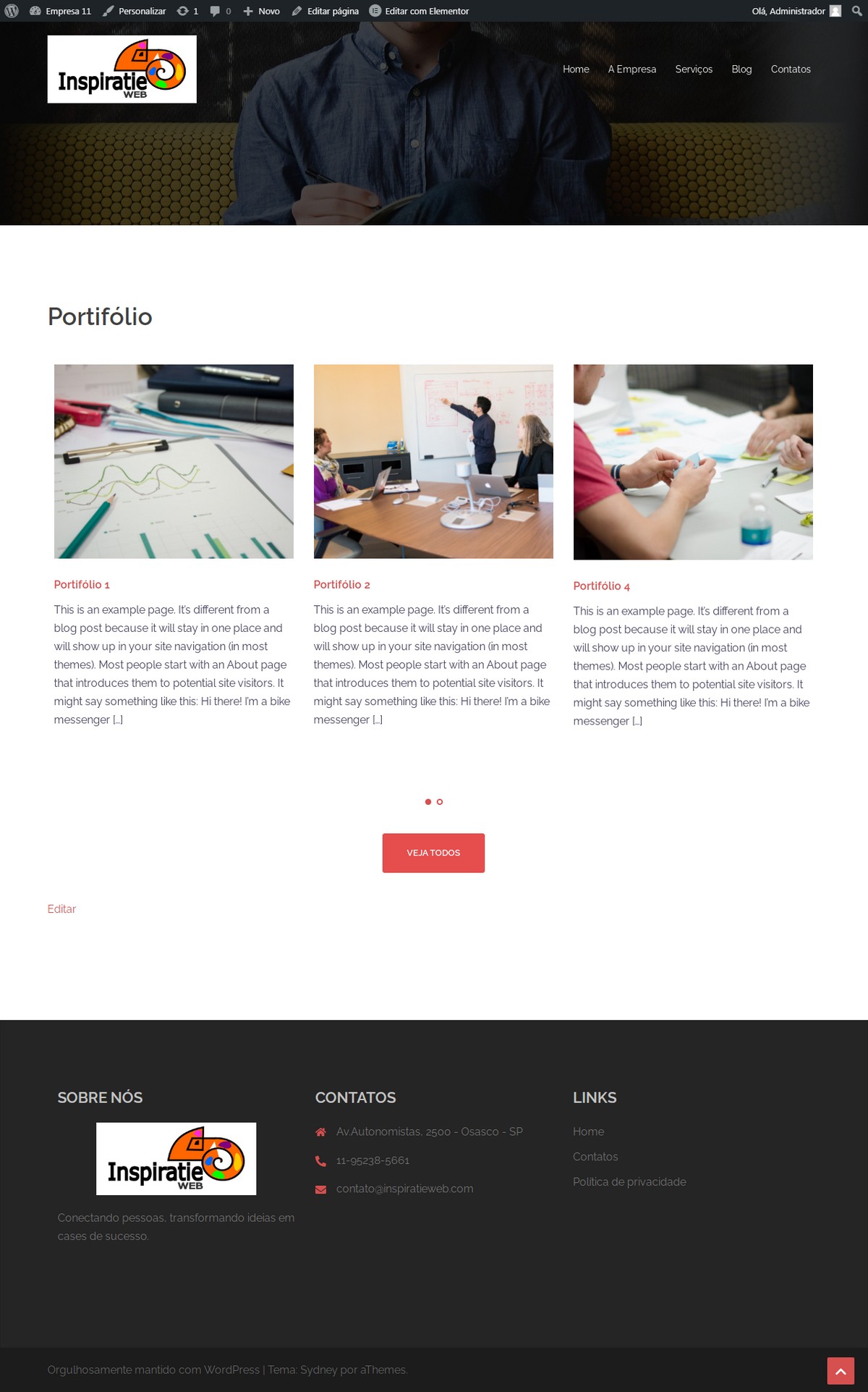 Desenvolvimento de site para Agência (E11) - Image 5