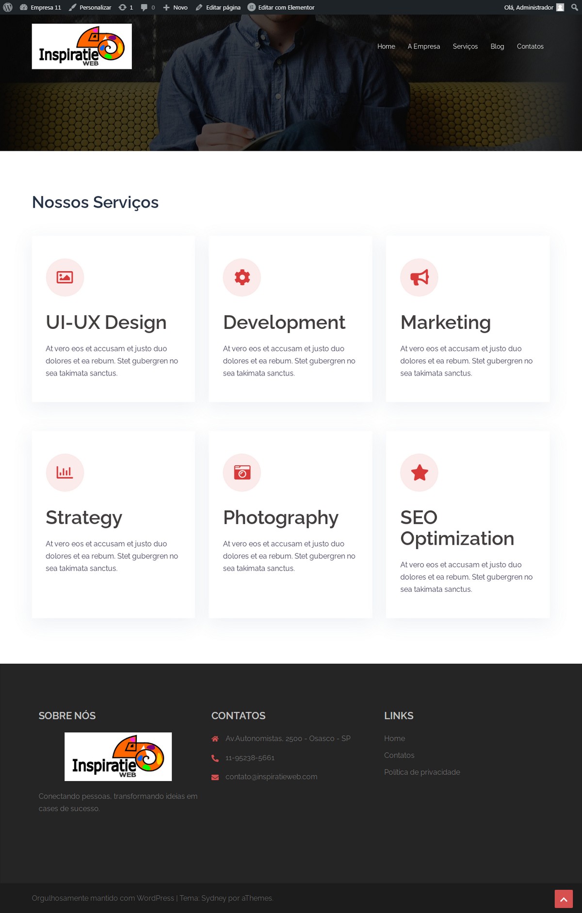 Desenvolvimento de site para Agência (E11) - Image 6