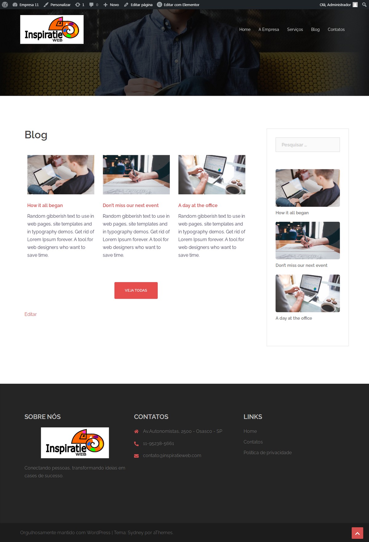 Desenvolvimento de site para Agência (E11) - Image 7