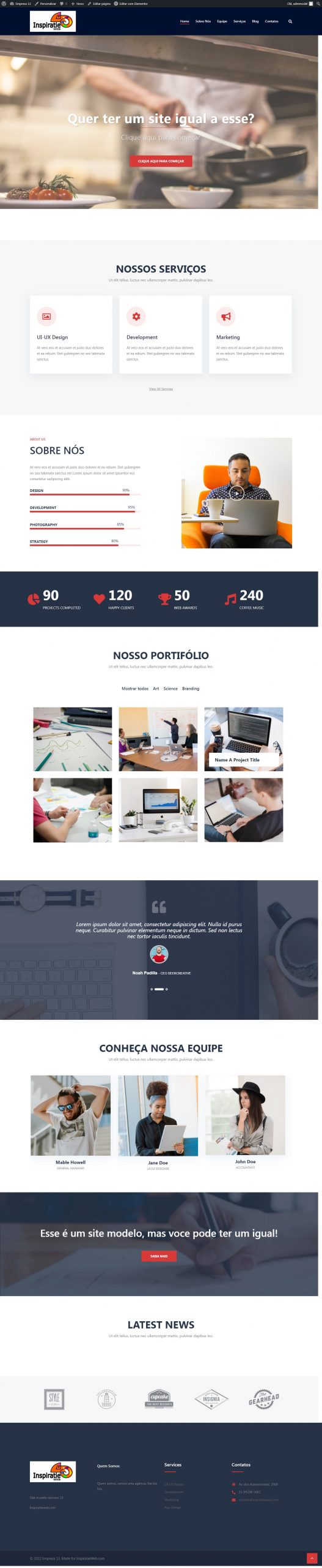 Desenvolvimento de site para Agência (E13) - Image 2