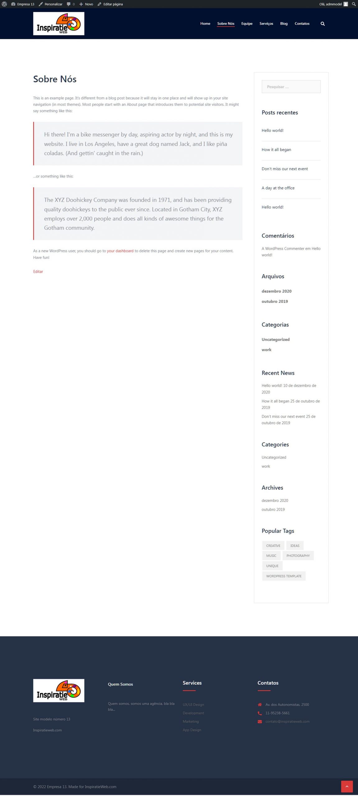 Desenvolvimento de site para Agência (E13) - Image 5